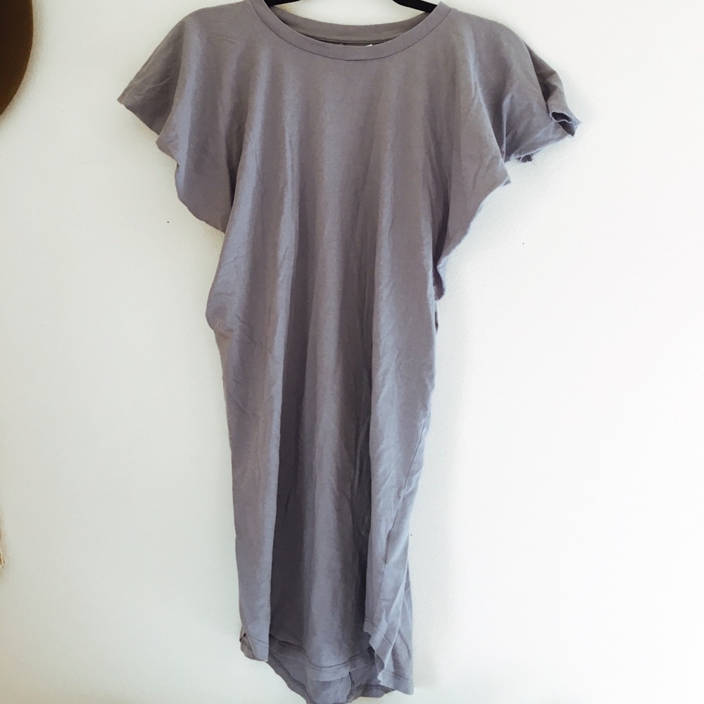 Open sleeve mini dress